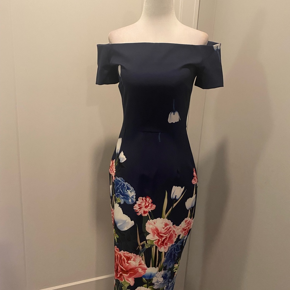 Floral Off-Shoulder Dress